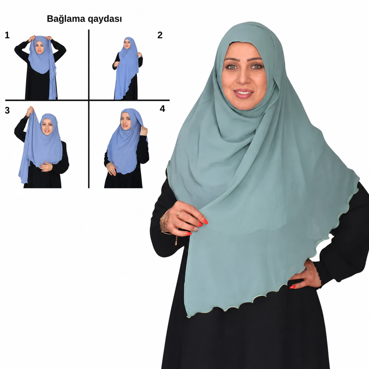 Women’s Long Chiffon Wrap Hijab