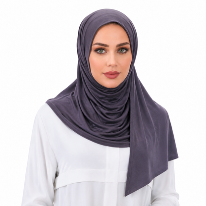 Draped Ready-to-Wear Cotton Hijab