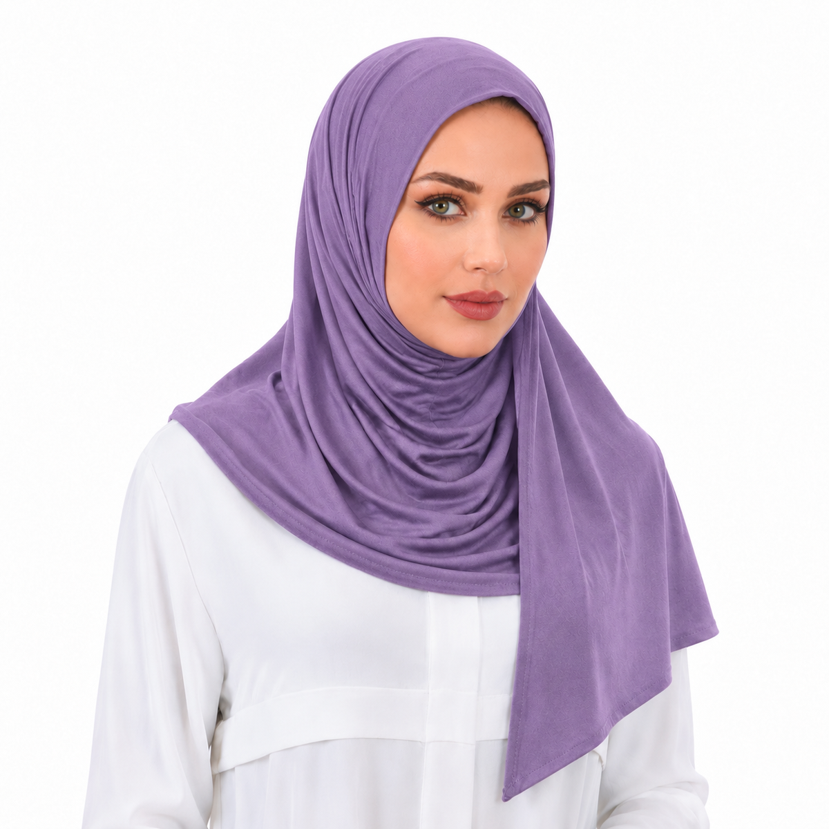 Draped Ready-to-Wear Cotton Hijab